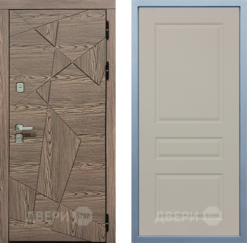 Входная металлическая Дверь Дива МД-97/2 Д-13 Шампань в Павловском Посаде