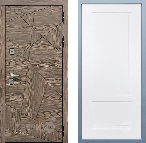 Входная металлическая Дверь Дива МД-97/2 Н-7 Белый в Павловском Посаде