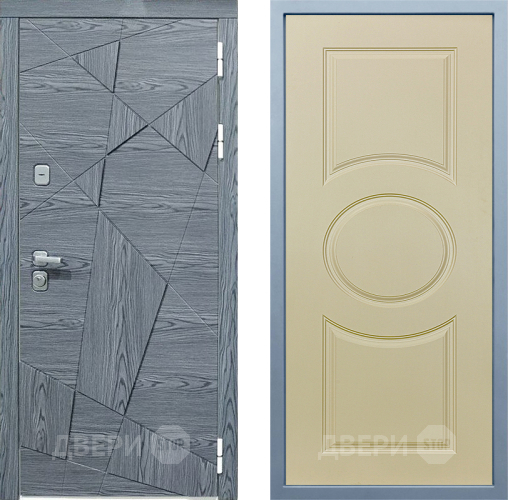 Входная металлическая Дверь Дива МД-97/3 Д-8 Шампань в Павловском Посаде