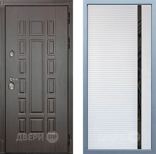 Входная металлическая Дверь Дива МД-38 МХ-45 Белый матовый в Павловском Посаде