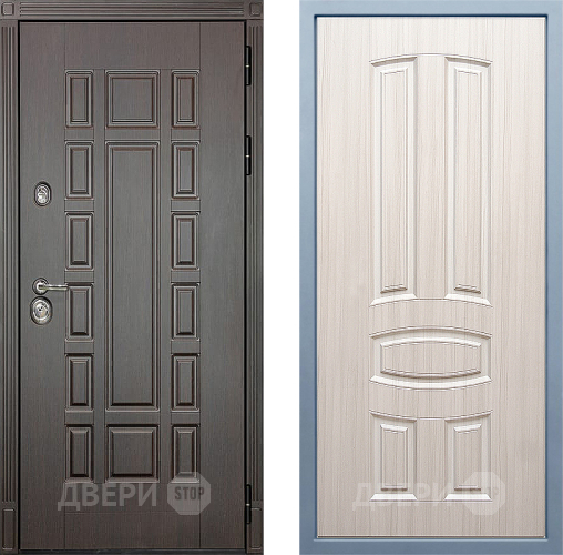 Входная металлическая Дверь Дива МД-38 М-3 Сандал белый в Павловском Посаде