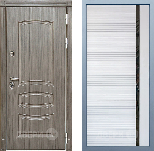 Входная металлическая Дверь Дива МД-42 МХ-45 Белый матовый в Павловском Посаде