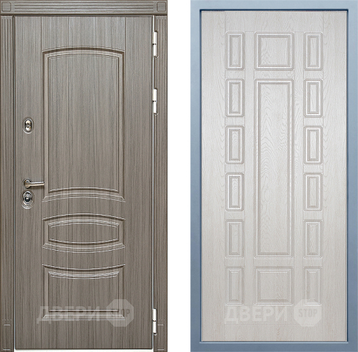 Входная металлическая Дверь Дива МД-42 М-2 Дуб филадельфия крем в Павловском Посаде
