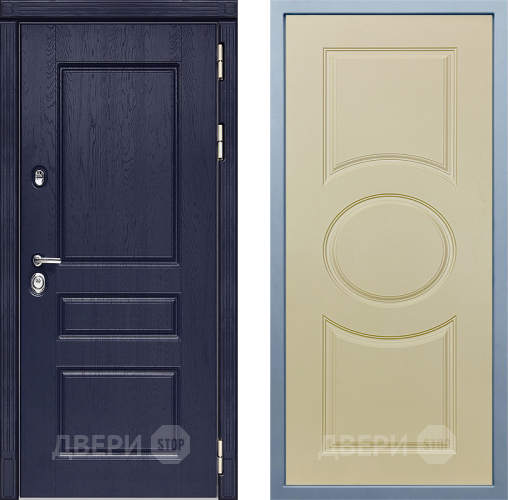 Входная металлическая Дверь Дива МД-45 Д-8 Шампань в Павловском Посаде