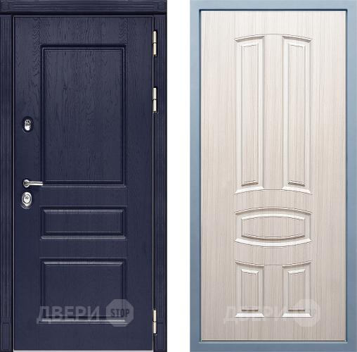 Входная металлическая Дверь Дива МД-45 М-3 Сандал белый в Павловском Посаде