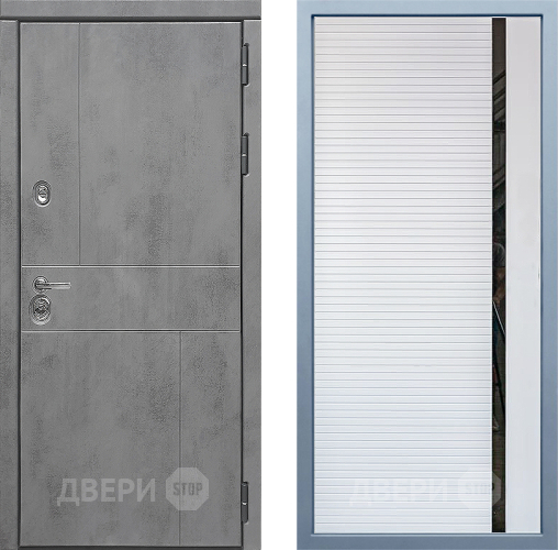 Входная металлическая Дверь Дива МД-48 МХ-45 Белый матовый в Павловском Посаде