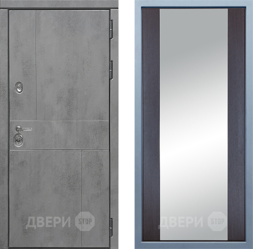 Дверь Дива МД-48 Д-15 Зеркало Венге в Павловском Посаде