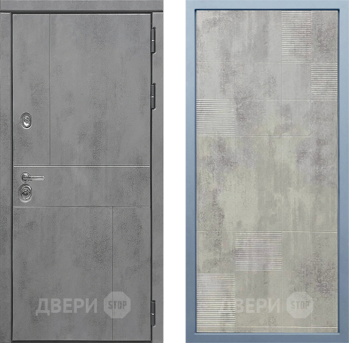 Дверь Дива МД-48 Д-4 Бетон темный в Павловском Посаде