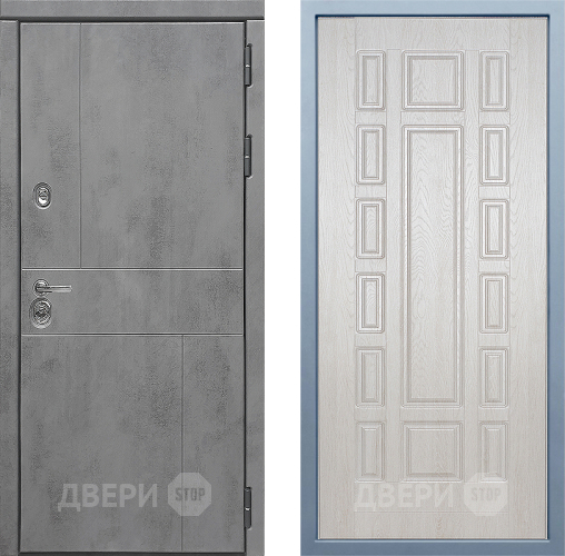Входная металлическая Дверь Дива МД-48 М-2 Дуб филадельфия крем в Павловском Посаде