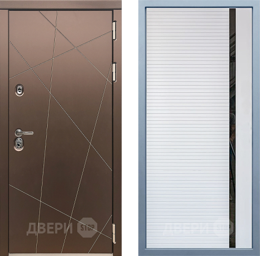 Входная металлическая Дверь Дива МД-50 МХ-45 Белый матовый в Павловском Посаде
