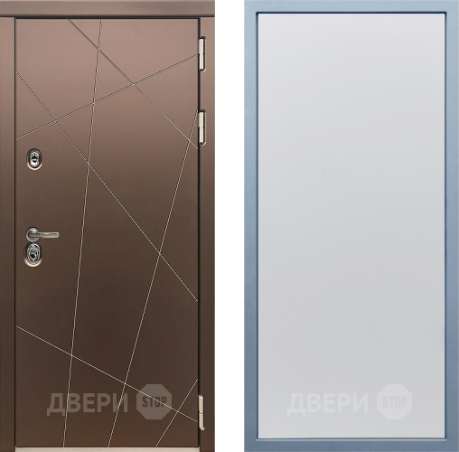 Входная металлическая Дверь Дива МД-50 Н-1 Белый в Павловском Посаде