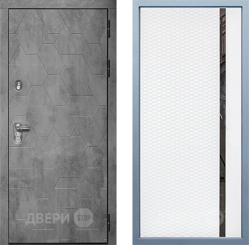 Входная металлическая Дверь Дива МД-51 МХ-47 Белый матовый в Павловском Посаде