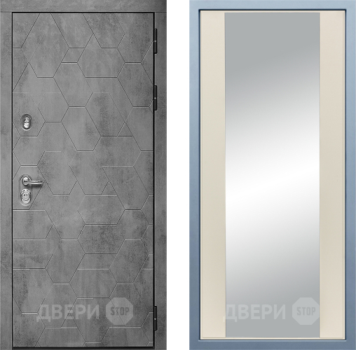 Дверь Дива МД-51 Д-15 Зеркало Шампань в Павловском Посаде