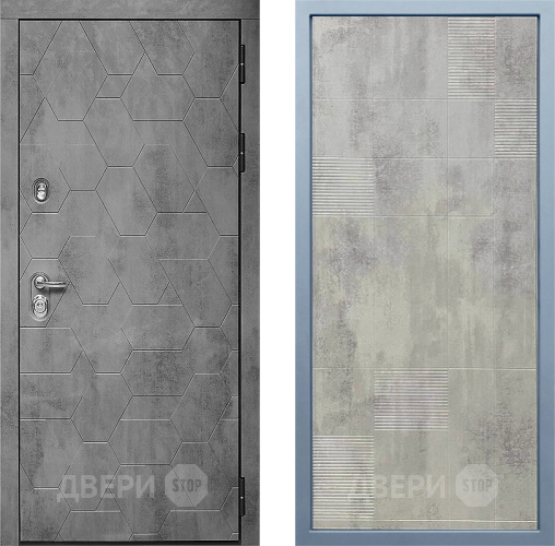 Входная металлическая Дверь Дива МД-51 Д-4 Бетон темный в Павловском Посаде
