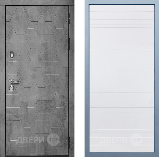 Входная металлическая Дверь Дива МД-51 Д-5 Белый в Павловском Посаде