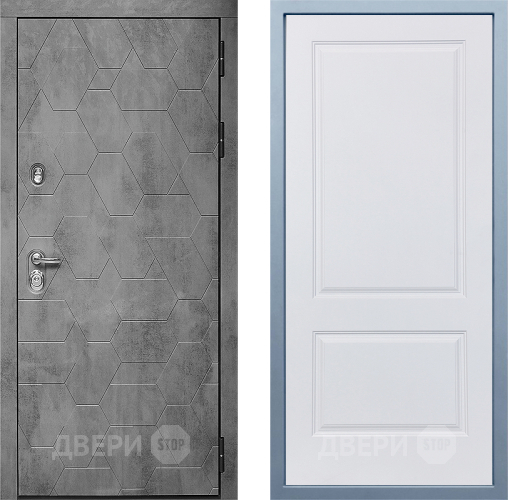 Входная металлическая Дверь Дива МД-51 Д-7 Белый в Павловском Посаде