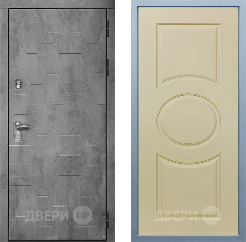 Входная металлическая Дверь Дива МД-51 Д-8 Шампань в Павловском Посаде