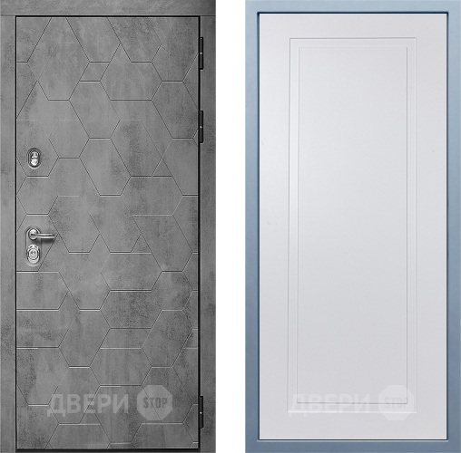 Входная металлическая Дверь Дива МД-51 Н-10 Белый в Павловском Посаде