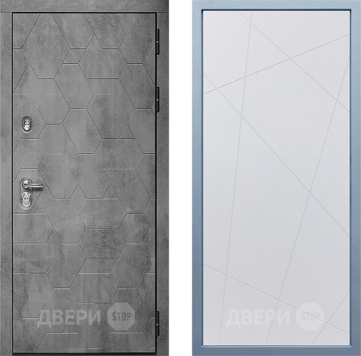 Входная металлическая Дверь Дива МД-51 Д-11 Белый в Павловском Посаде