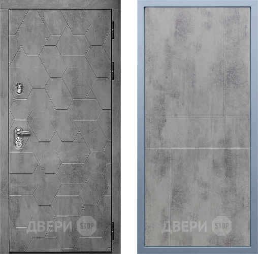 Входная металлическая Дверь Дива МД-51 М-1 Бетон темный в Павловском Посаде