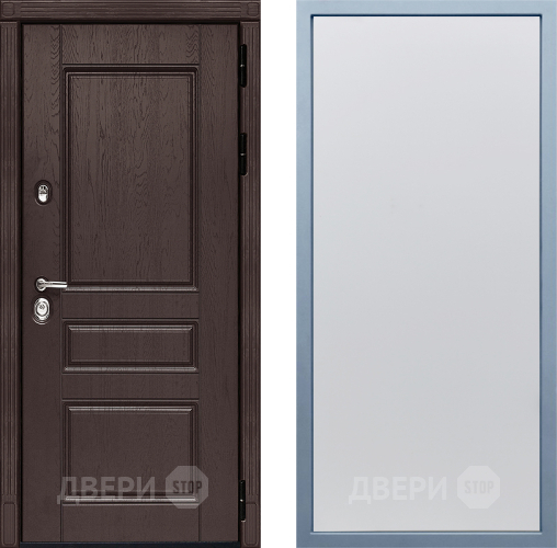 Входная металлическая Дверь Дива МД-90 Н-1 Белый в Павловском Посаде