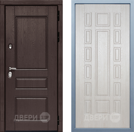 Входная металлическая Дверь Дива МД-90 М-2 Дуб филадельфия крем в Павловском Посаде