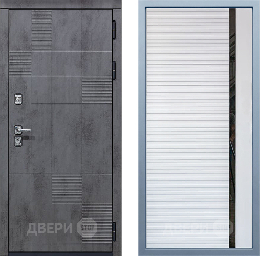Входная металлическая Дверь Дива МД-35 МХ-45 Белый матовый в Павловском Посаде
