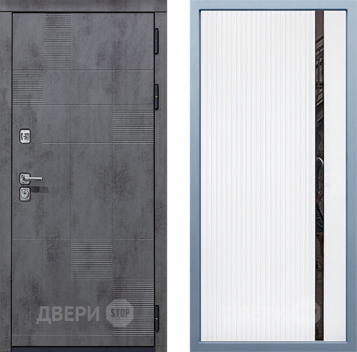 Входная металлическая Дверь Дива МД-35 МХ-46 Белый матовый в Павловском Посаде