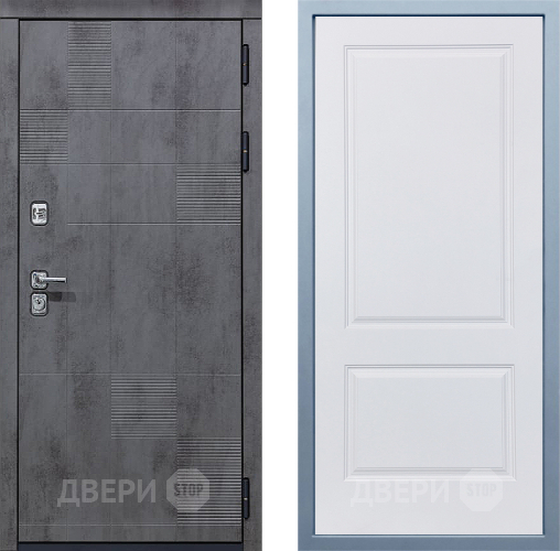 Входная металлическая Дверь Дива МД-35 Д-7 Белый в Павловском Посаде