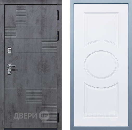 Входная металлическая Дверь Дива МД-35 Д-8 Белый в Павловском Посаде