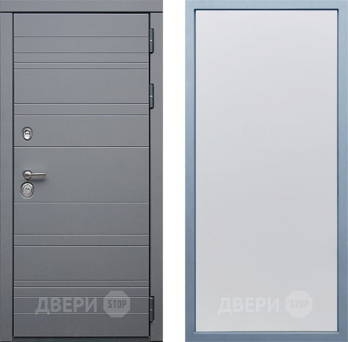 Входная металлическая Дверь Дива МД-39 Н-1 Белый в Павловском Посаде