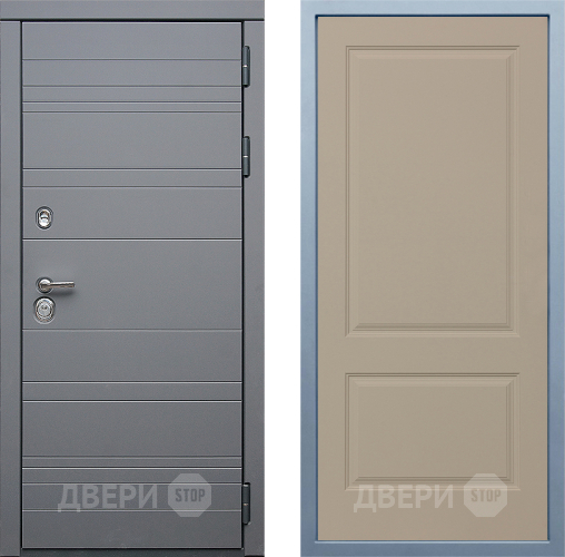 Входная металлическая Дверь Дива МД-39 Д-7 Шампань в Павловском Посаде