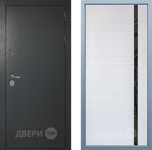 Входная металлическая Дверь Дива МД-40 Титан МХ-45 Белый матовый в Павловском Посаде
