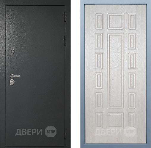 Входная металлическая Дверь Дива МД-40 Титан М-2 Дуб филадельфия крем в Павловском Посаде