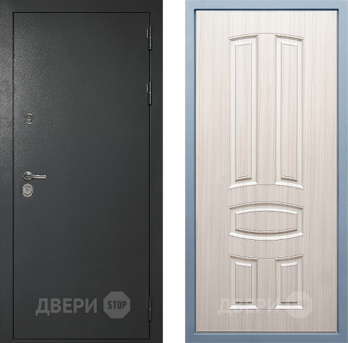 Входная металлическая Дверь Дива МД-40 Титан М-3 Сандал белый в Павловском Посаде