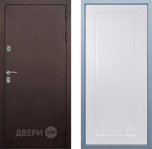 Дверь Дива МД-40 Медь Н-10 Белый в Павловском Посаде