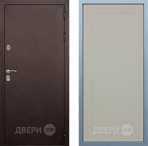 Входная металлическая Дверь Дива МД-40 Медь Н-10 Шампань в Павловском Посаде