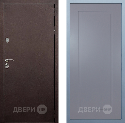 Входная металлическая Дверь Дива МД-40 Медь Н-10 Силк Маус в Павловском Посаде
