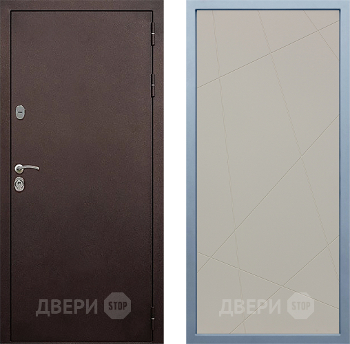 Дверь Дива МД-40 Медь Д-11 Шампань в Павловском Посаде