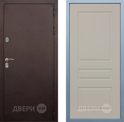 Входная металлическая Дверь Дива МД-40 Медь Д-13 Шампань в Павловском Посаде