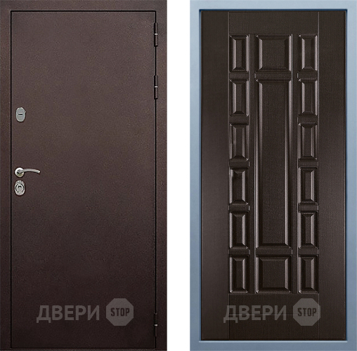 Входная металлическая Дверь Дива МД-40 Медь М-2 Венге в Павловском Посаде