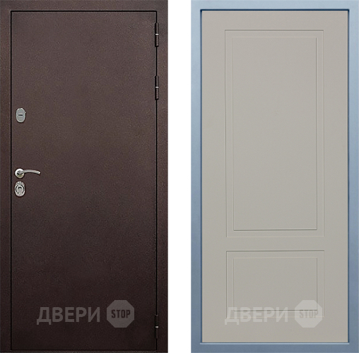 Входная металлическая Дверь Дива МД-40 Медь Н-7 Шампань в Павловском Посаде
