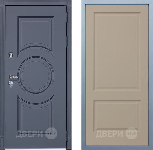 Входная металлическая Дверь Дива МХ-30 STR Д-7 Шампань в Павловском Посаде