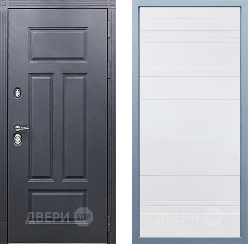 Входная металлическая Дверь Дива МХ-29 STR Д-5 Белый в Павловском Посаде