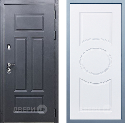 Входная металлическая Дверь Дива МХ-29 STR Д-8 Белый в Павловском Посаде