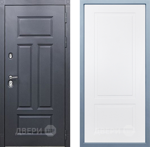 Входная металлическая Дверь Дива МХ-29 STR Н-7 Белый в Павловском Посаде