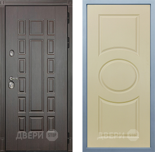 Входная металлическая Дверь Дива МХ-53 STR Д-8 Шампань в Павловском Посаде