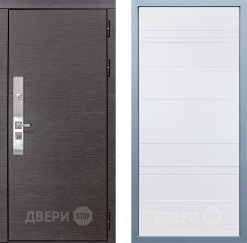 Входная металлическая Дверь Дива МХ-39 STR Д-5 Белый в Павловском Посаде