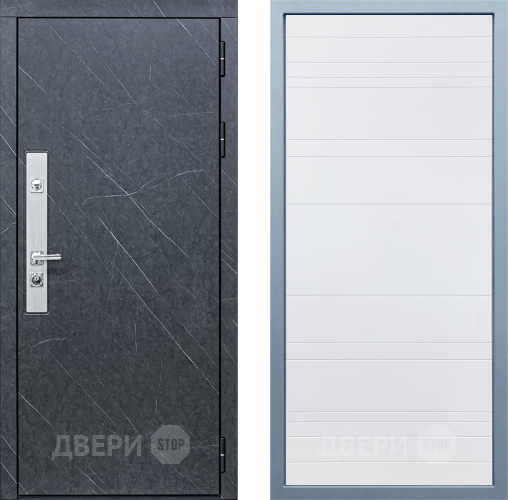 Входная металлическая Дверь Дива МХ-26 STR Д-5 Белый в Павловском Посаде