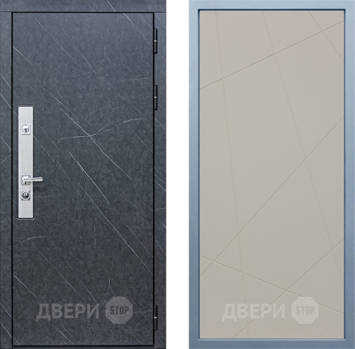 Входная металлическая Дверь Дива МХ-26 STR Д-11 Шампань в Павловском Посаде